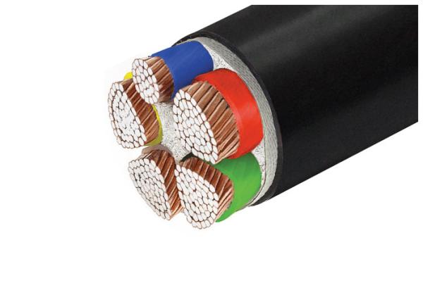 Unarmoured Copper Clad Aluminium Wire PVC / Polyolefin Sheathed YJVC-0.6/1KV