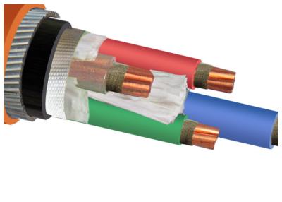 China Feuerbeständiges gepanzertes elektrisches Kabel XLPE/PVC 4core LV isolierte Kupferkern-Stahldraht-gepanzertes Kabel zu verkaufen