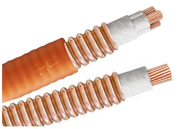 Stranded Copper Wires High Temperature Cable 0.6 / 1 KV Inorganic Insulated