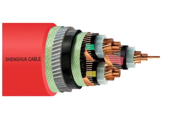 33kV Medium Voltage Steel Wire Armoured Electrical Cable 3 Phase Copper Wire Screen XLPE Power Cable