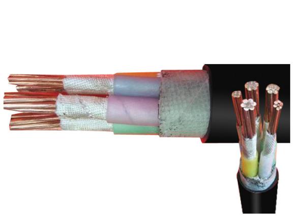 Copper Conductor XLPE Insulated Fire Resistant Cable , Low Voltage Cable For Buildings