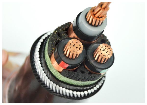 Three-core XLPE-insulated Steel Wire Armoured Electrical Cable 300mm2 XLPE Copper Cable 33kV