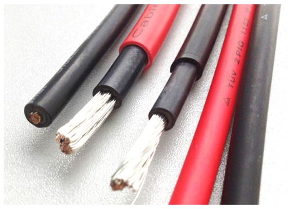 2.5mm Solar PV Wire Photovoltaic Cable Outdoor / Indoor Climate Resistance