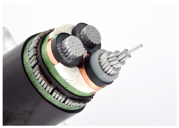 Aluminum Conductor Steel Wire Armoured Electrical Cable 3 Cores XLPE Insulated MV Power Cable