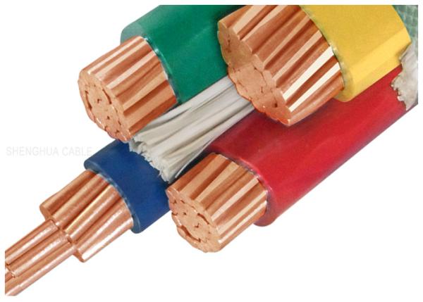 1000V Copper Conductor PVC Insulated Cables Customized With Three Half Core