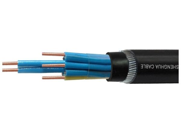 Multicore 450/750V Armoured Electrical Cable Steel Wire Armored PVC Insulated Copper Control Cable