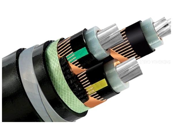 High Voltage Armoured Electrical Cable Three-Core XLPE Insulation Copper Wire Shield STA Underground Al Cable