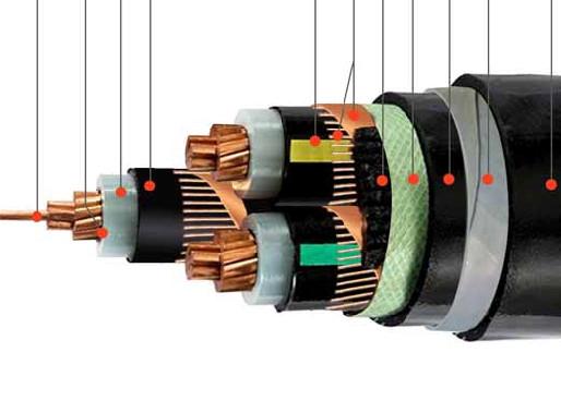 High Voltage Armoured Electrical Cable Three-Core XLPE Insulation Copper Wire Shield STA Underground Al Cable