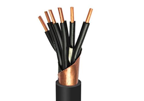 Custom Copper Tape Screen Round Control Cables , PVC Insulated Cables