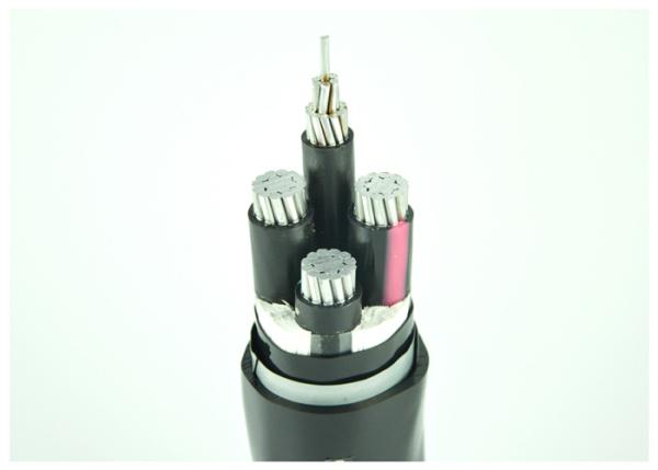 Low Voltage Aluminum Armoured Electrical Cable 3+1 Core Al/PVC/PVC Power Cable with Steel Tape Armour