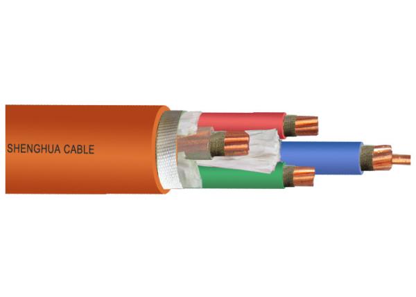 PO / FR-PVC Jacket FRLS Fire Resistant Cable 0.6KV 1KV For Power Distribution Lines