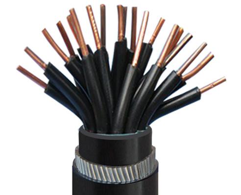 Copper Conductor PVC Insulated Multicore Control Cables , Steel Wire Armored Cable