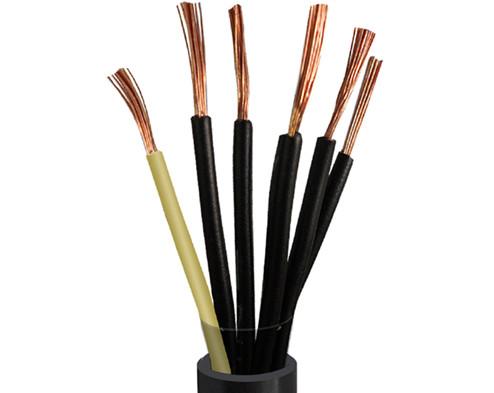 Control Class 5 Copper Conductor Cable Black Color 0.5mm2 - 10mm2