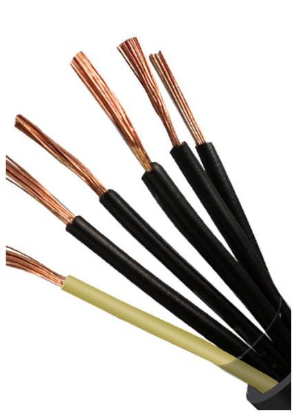 Control Class 5 Copper Conductor Cable Black Color 0.5mm2 - 10mm2