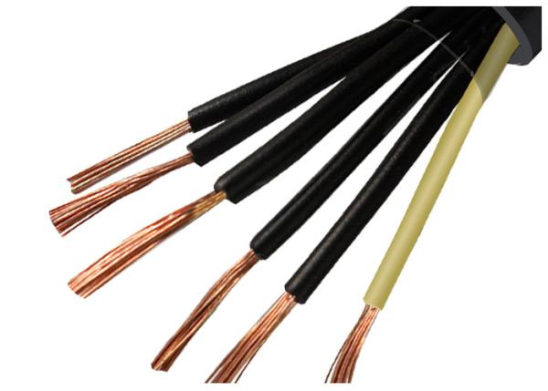 Control Class 5 Copper Conductor Cable Black Color 0.5mm2 - 10mm2