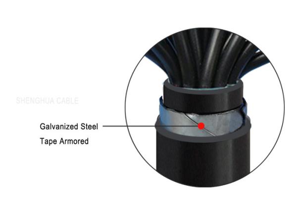 Flame Retardant PVC Sheathed Control Cables , Steel Tape Armoured Cable