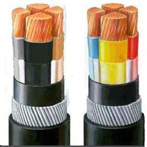 China PVC Insulated Armoured Electrical Cable 1kV  CU/PVC/SWA/PVC Copper Conductor Cable for sale
