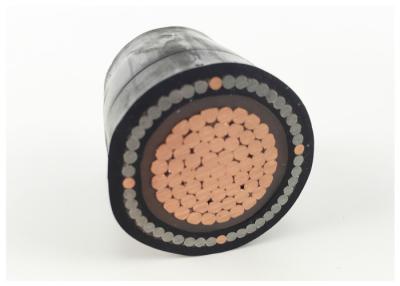 China Cabo 33kV único núcleo de cobre XLPE de isolamento blindado Potência 19 / 33kV Fio de alumínio blindado cabo de cobre à venda