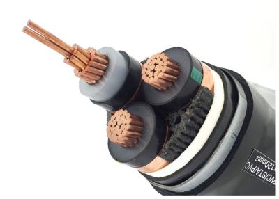 Chine 8.7/15kV 3x120 185 240 câble blindé de système mv d'en cuivre du câble CU/XLPE/PVC/STA/PVC de 300mm2 YJV22 XLPE à vendre