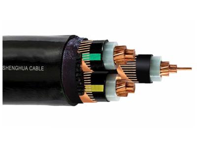 China YXC8V-R HT Insulated 3 Core XLPE Cable 500M Drum Length Black Outer Sheath Color for sale
