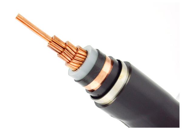 15KV One Phase Armoured Electrical Cable , High Voltage Underground Cable