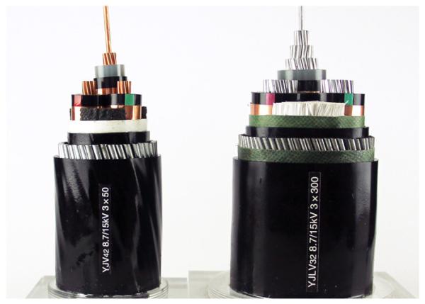 CU AL Conductor Single Core / 3 Core Armoured Cable PE LSOH Sheathed