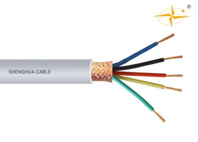 Chine 5 câbles isolés par PVC de conducteur, armature tressée par câblage cuivre flexible de câble de PVC à vendre