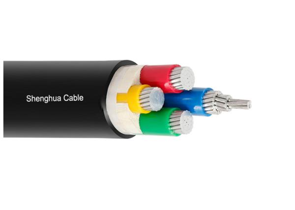 Aluminum Conductor Insulated PVC Sheathed Cable Four Core PVC Cable with 0.6/1kV