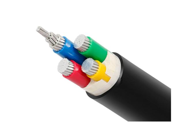 Aluminum Conductor Insulated PVC Sheathed Cable Four Core PVC Cable with 0.6/1kV