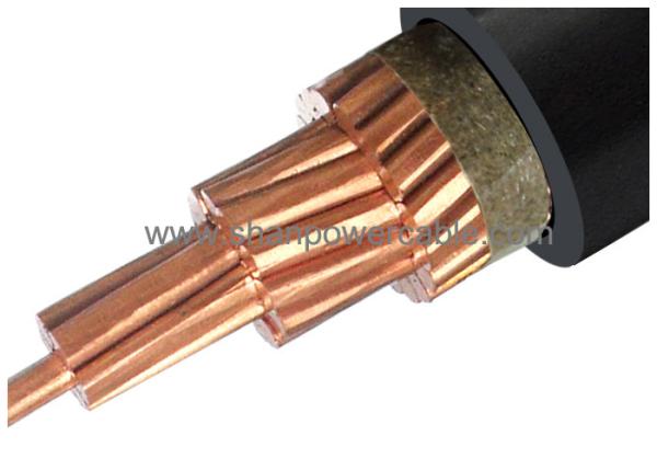 Single Core Copper Conductor XLPE FRC Low Smoke Zero Halogen Wire CE / KEMA Certificate