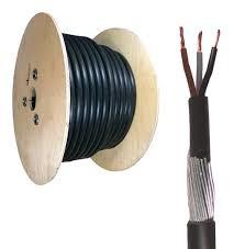 0.6 / 1 kV Copper Conductor PVC Insulated Cables with Galvanized Steel Wire Armoured Power Cable