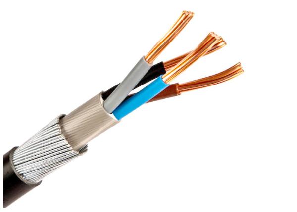 PVC XLPE Insulated Steel Wire Armoured Power Cable Copper Conductor LV Power Cable