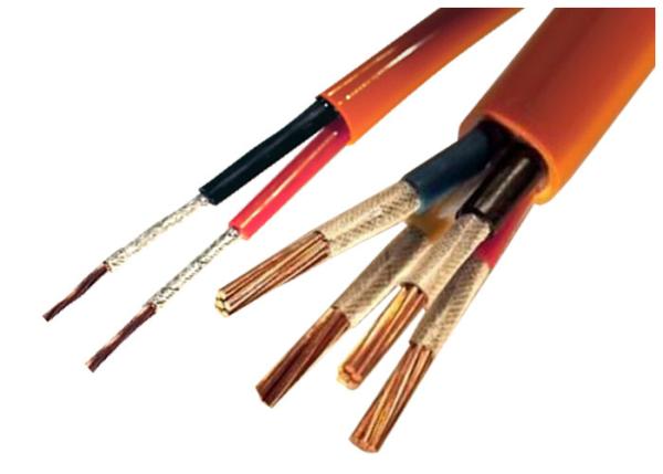 Copper Conductor Flame Resistant Cable , Mica Tape Screened High Temperature Fire Retardant Cable