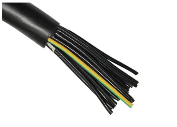 PVC Insulated PVC Sheathed Shielded Control Cable With Yellow - Green Earth Wire