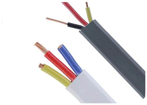 Twin and Earthing Flat Electrical PVC Insulation Wire With BS standard 6004 2 x 2.5 + 1 x 1.5mm2