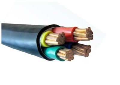 China PVC CER Zertifikat-0.6/1kV isolierte Kern-kupferner Leiter-elektrische Leitung des Stromkabel-vier zu verkaufen