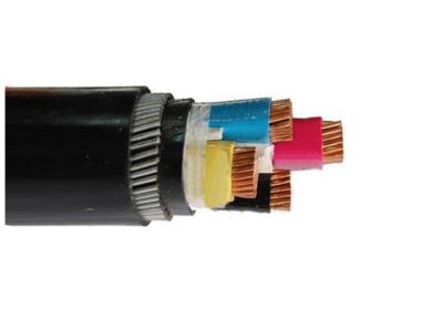 China Copper Conductor XLPE PVC Insulated Steel Wire Armoured Electrical Cable Black PVC Sheath LV Cable for sale
