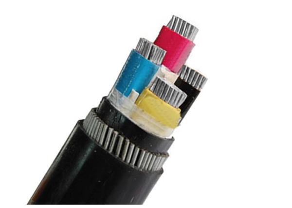 XLPE / PVC Insulation PVC Sheath Armoured Electrical Cable / Underground Low Voltage Cable