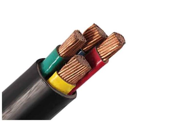 Low Voltage Copper Conductor 4 Core Power Cable 0.6/1kV PVC Insulated Electrical Cable