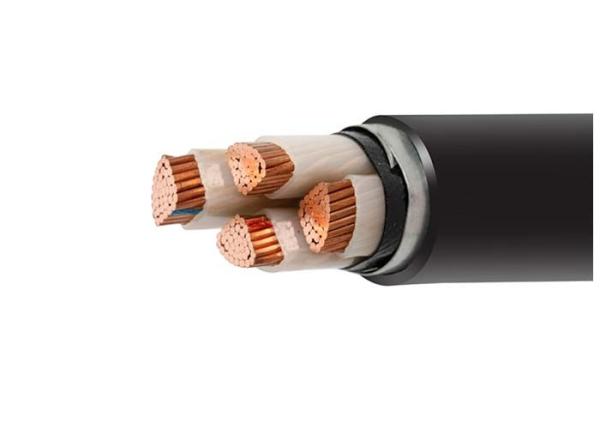 4 Cores CU XLPE STA PVC Power Cable Double Steel Tape Armoured Cable 0.6 / 1kV