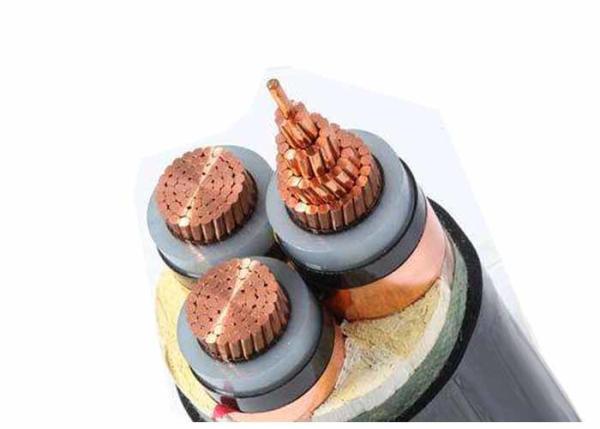 3C 240sqmm 33kV XLPE Insulated Power Cable 240mm2 Mid Voltage IEC60502-2