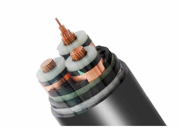 Underground PVC Armoured Cable Three Core 12.7 / 22KV Ind Screen With Steel Tape