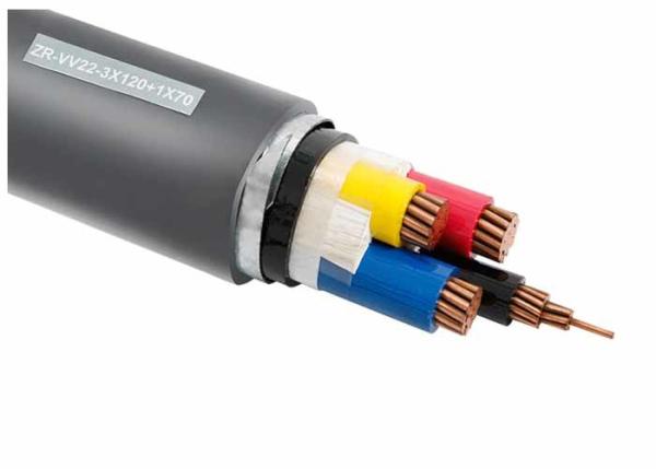 4 Core PVC Insulated Cables 0.6 / 1kV PVC Electrical Cable 1.5sqmm - 1000sqmm