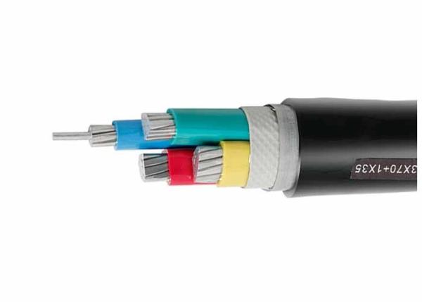 Four Core Aluminum Conductor 1.5 - 800 Sqmm PVC Electrical Cable KEMA Certified