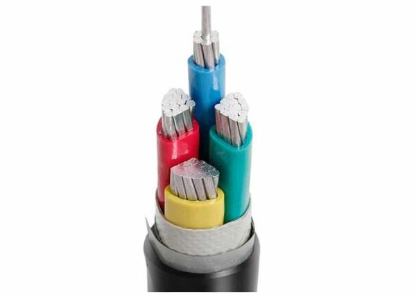 Four Core Aluminum Conductor 1.5 - 800 Sqmm PVC Electrical Cable KEMA Certified