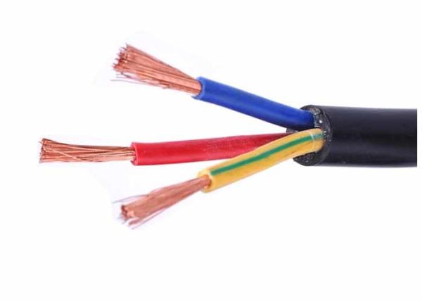 2 - 5 Core Flexible Copper Conductor PVC Sheathed / PVC Insulated Wire Cable