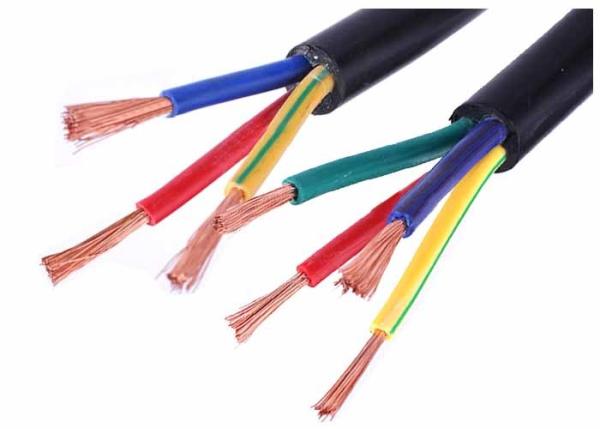 2 - 5 Core Flexible Copper Conductor PVC Sheathed / PVC Insulated Wire Cable