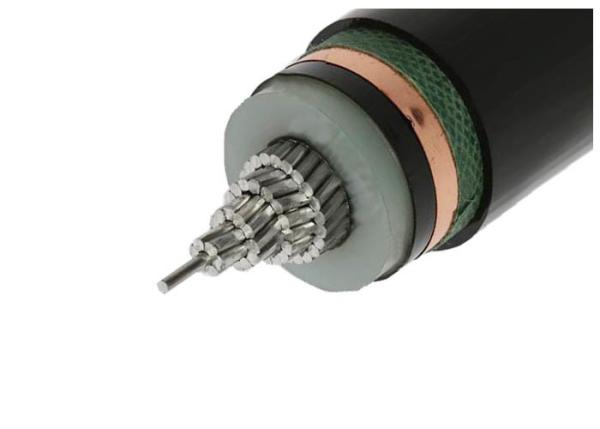 High Voltage Single Core XLPE Insulated Power Cable Aluminum Conductor Underground