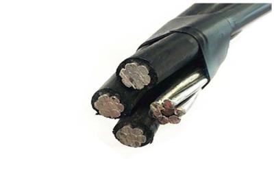 China Al Conductor LDPE / HDPE / XLPE Insulated Cable 1kv Low Voltage Service Drop Cable for sale