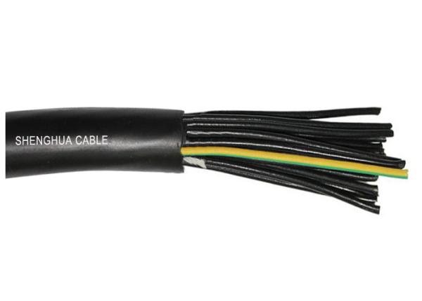 Corrosion Resistant Black PVC Insulated / Shielded Control Cable For Being Laid Indoors